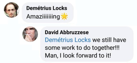 Dave Abbruzzese with Demetrius