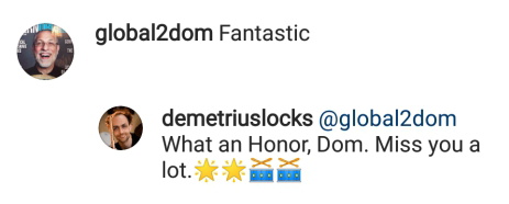 Dom Famularo with Demetrius