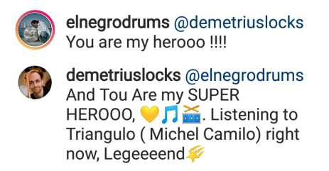 Horacio Hernandez with Demetrius