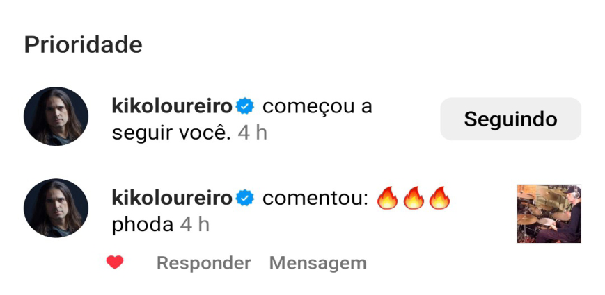 Kiko Loureiro with Demetrius