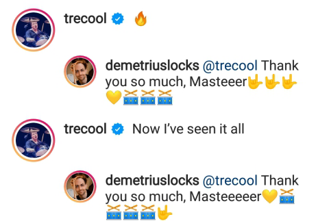 Tre Cool with Demetrius